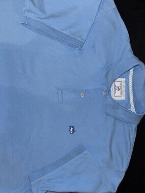 Men's Southern Tide Lt Blue Polo Shirt Size XL